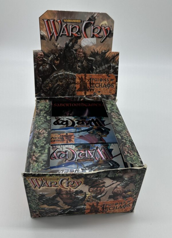 Warhammer War Cry Legions Of Chaos - 25 Booster Packs + Display Box